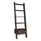 Tuhome Oslo Ladder Bookcase, Four Legs, One Drawer, Five Open Shelves, Dark Walnut ELC6710 - alternate 8